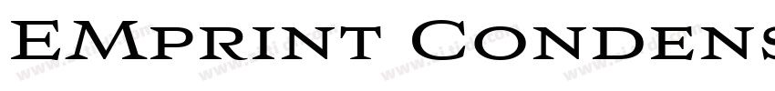 EMprint Condensed Bo字体转换